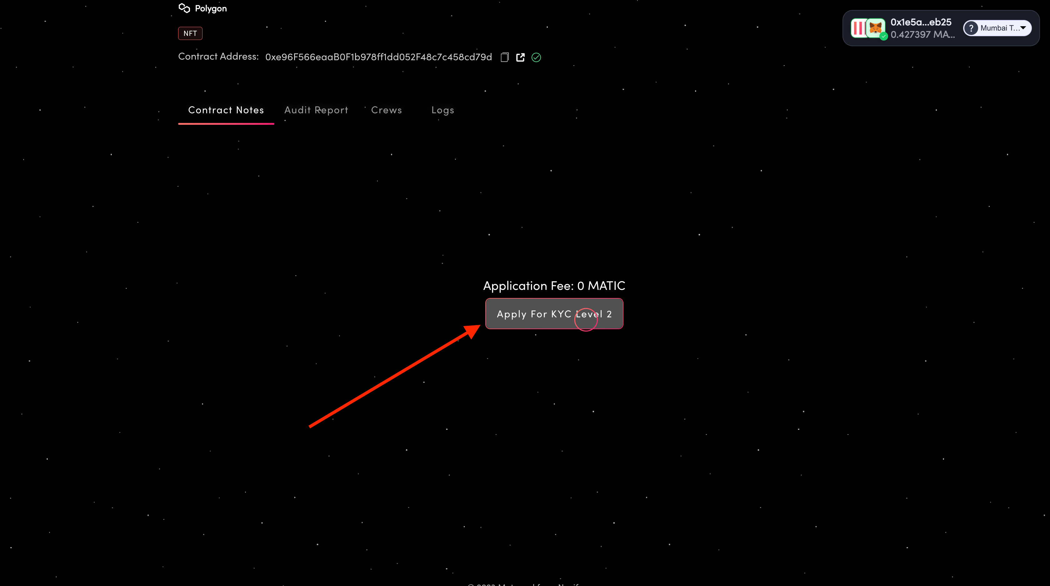 Apply for KYC Level 2